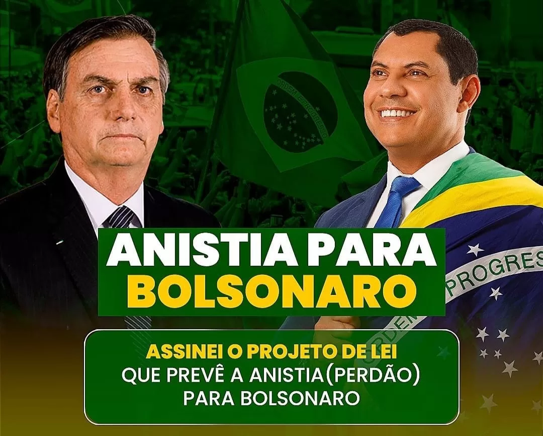 Projeto de Lei para anistia a Bolsonaro tem assinatura do deputado acreano Coronel Ulysses