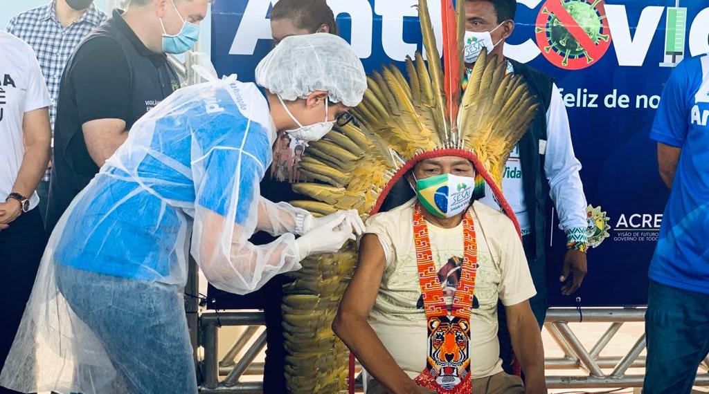 Morre indígena Katukina que recebeu a primeira vacina em Cruzeiro do Sul