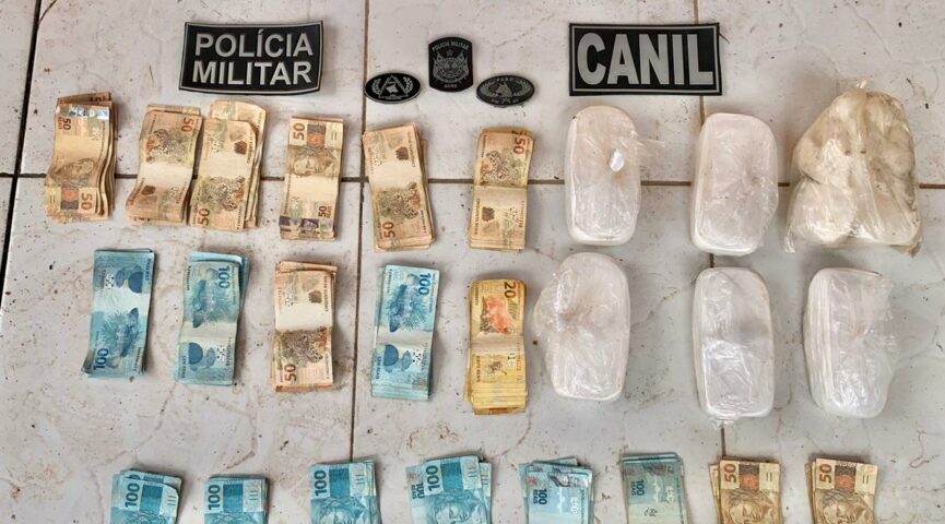 Operação integrada apreende 6kg de cocaína e quase R$ 20 mil em Feijó