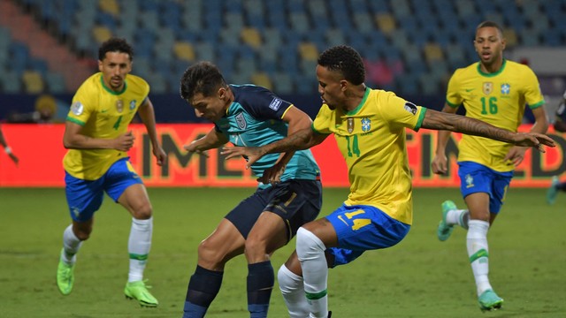 Sem Neymar, Brasil sofre empate do Equador